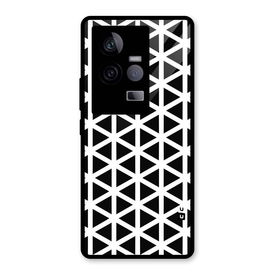 Abstract Geometry Maze Glass Back Case for Vivo iQOO 11 5G