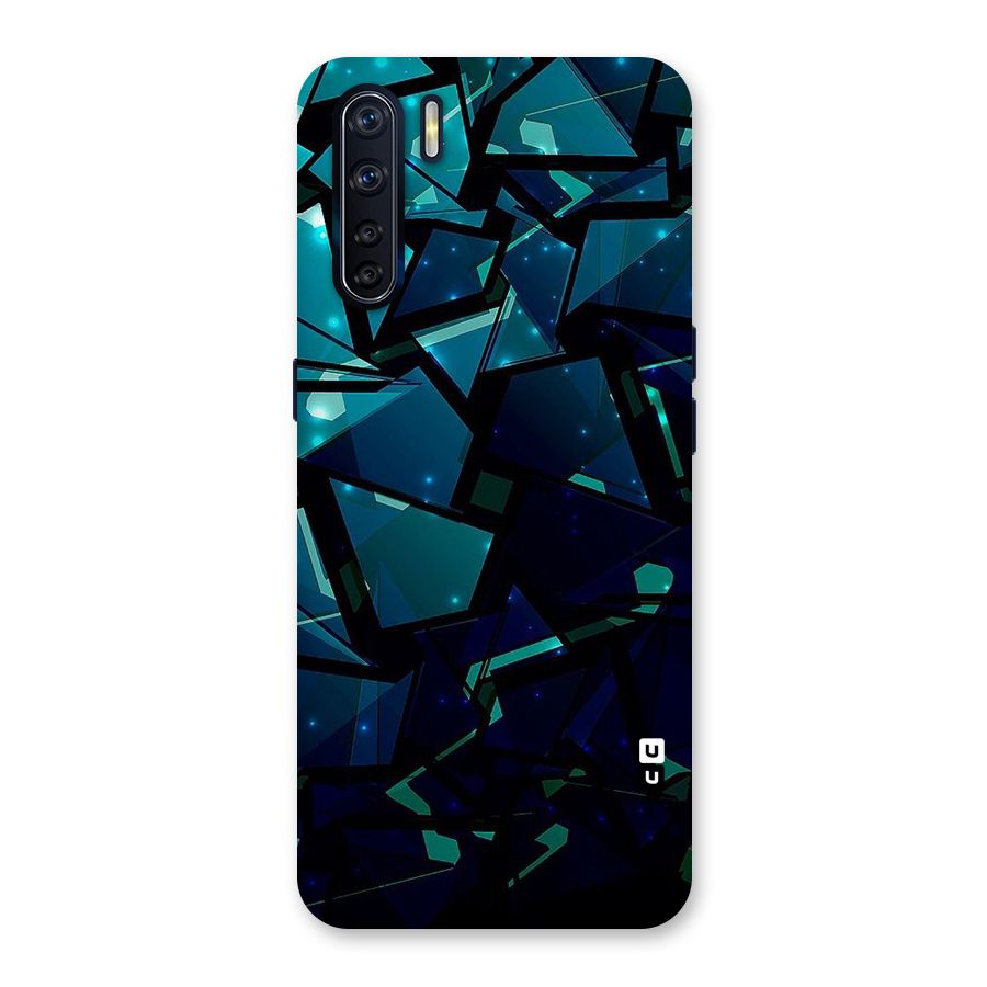 Abstract Glass Design Back Case for Oppo F15