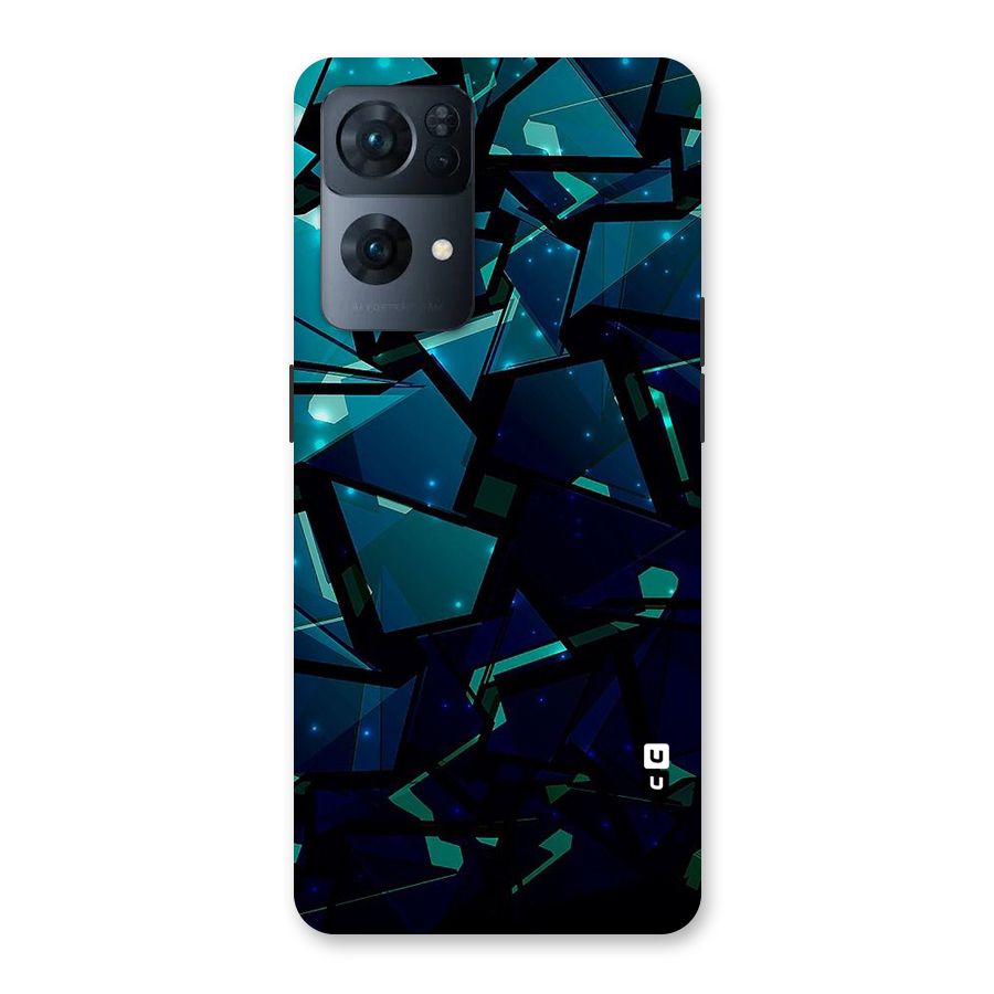 Abstract Glass Design Back Case for Oppo Reno7 Pro 5G