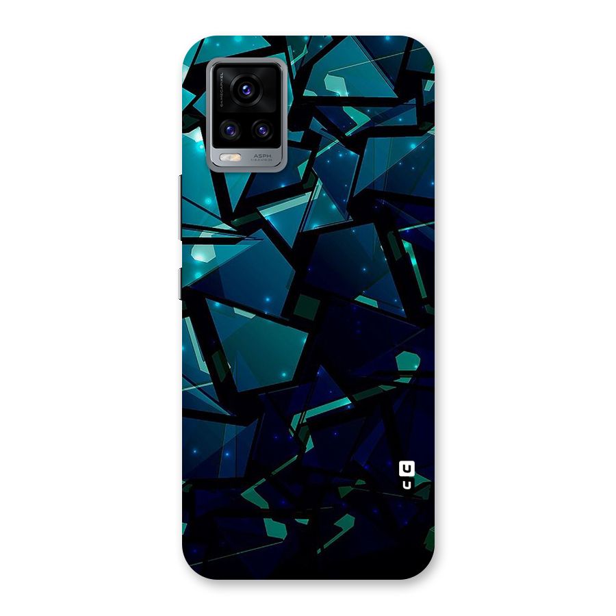 Abstract Glass Design Back Case for Vivo V20