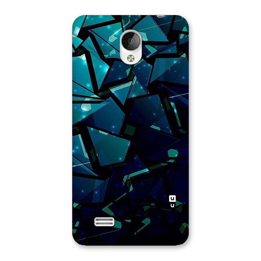 Abstract Glass Design Back Case for Vivo Y21