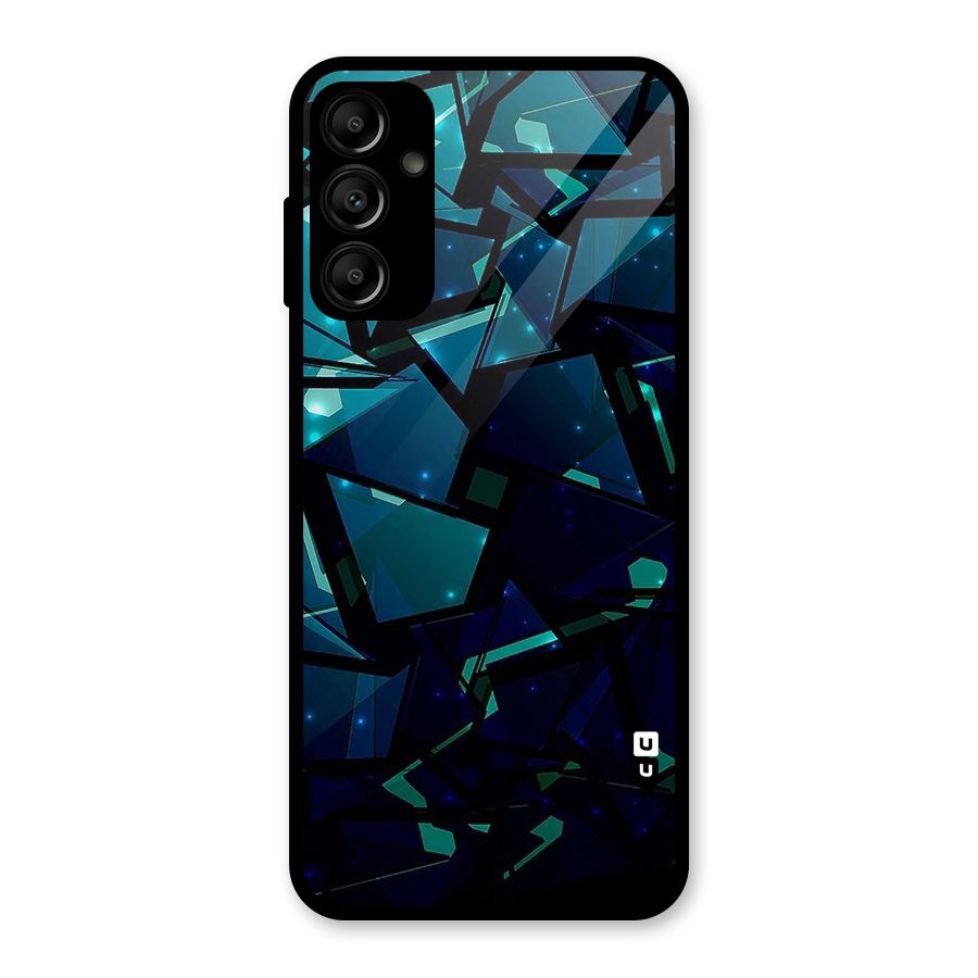 Abstract Glass Design Glass Back Case for Galaxy A14 5G