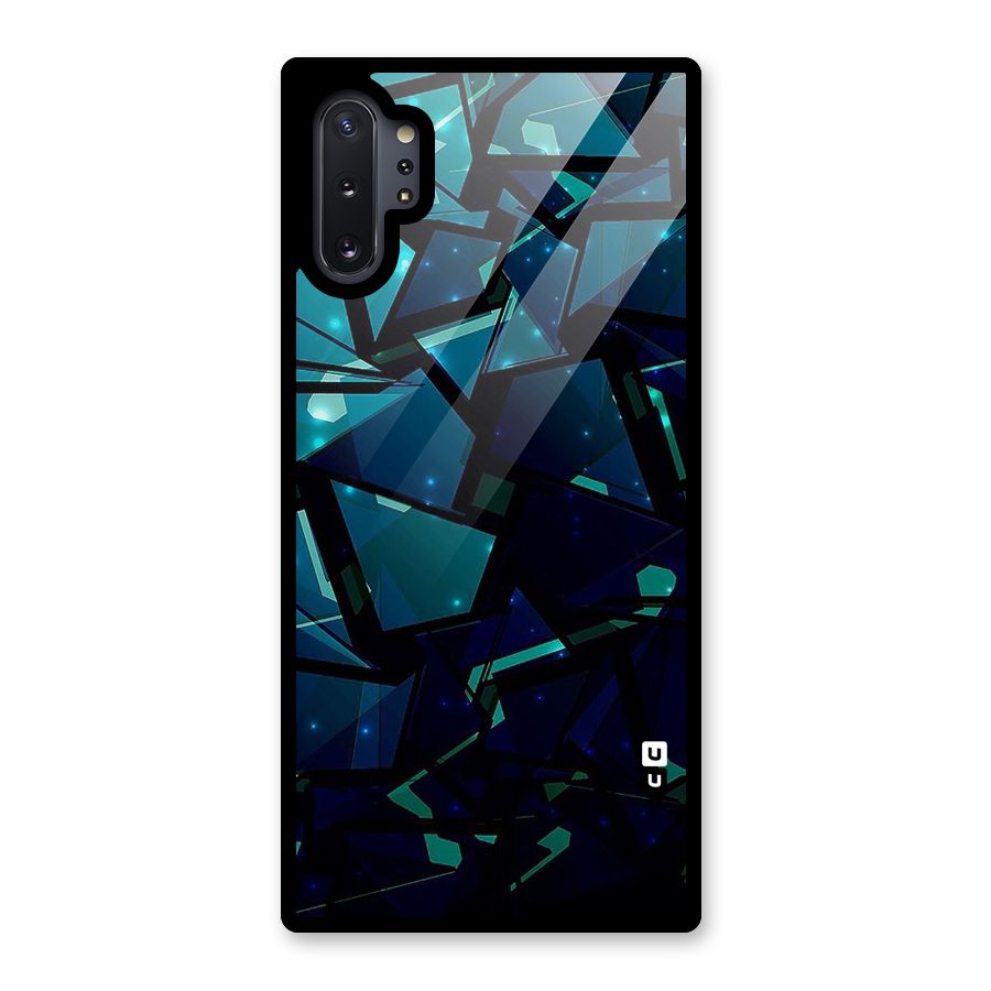 Abstract Glass Design Glass Back Case for Galaxy Note 10 Plus