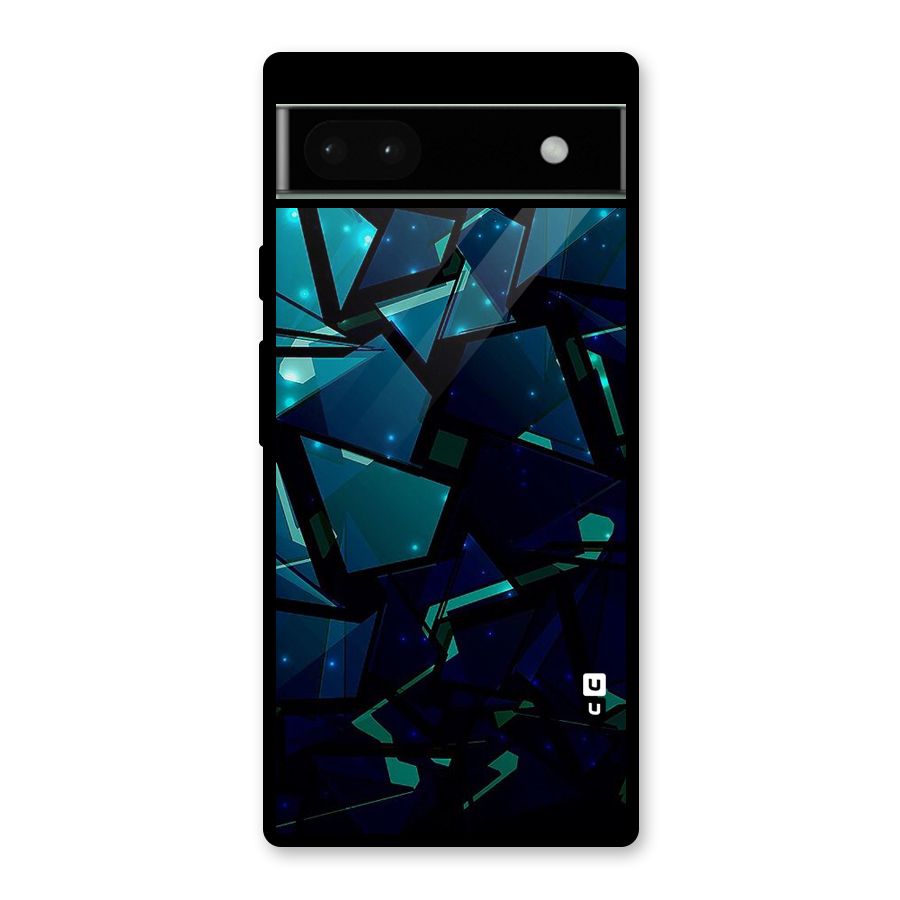 Abstract Glass Design Glass Back Case for Google Pixel 6a