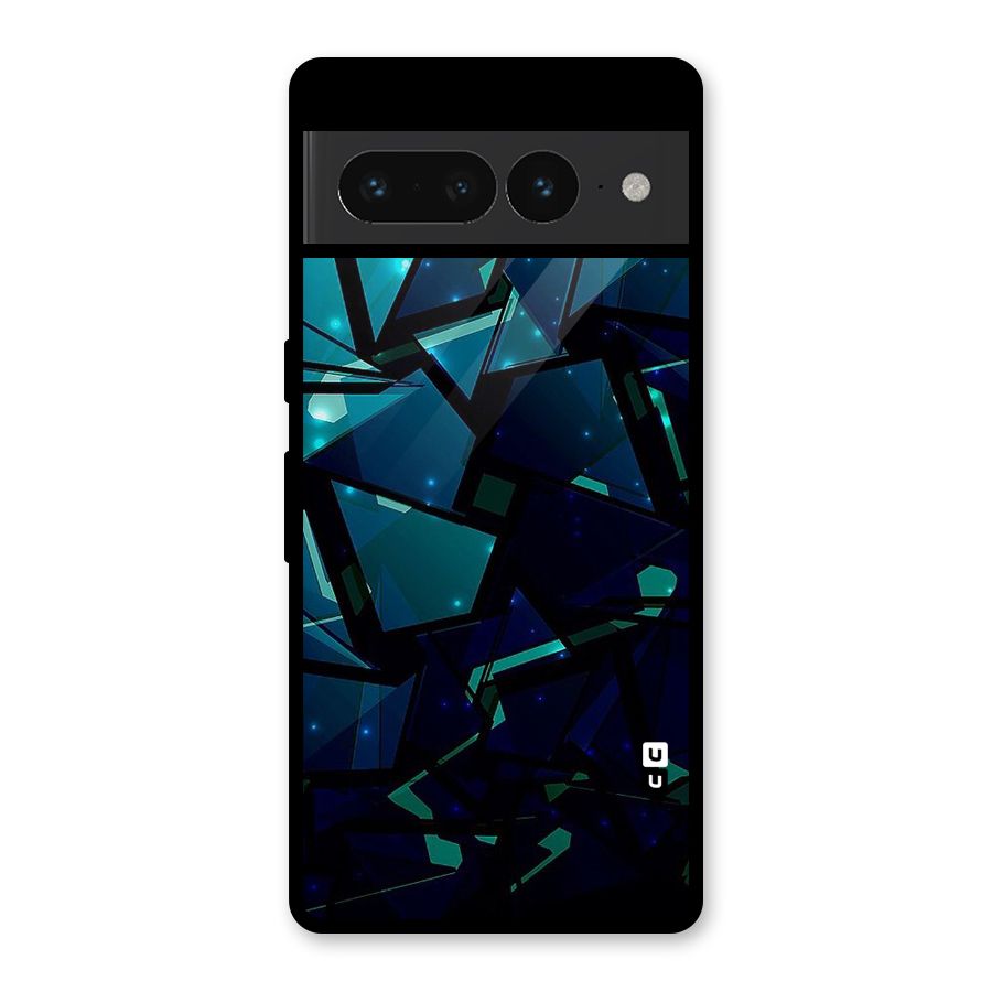 Abstract Glass Design Glass Back Case for Google Pixel 7 Pro