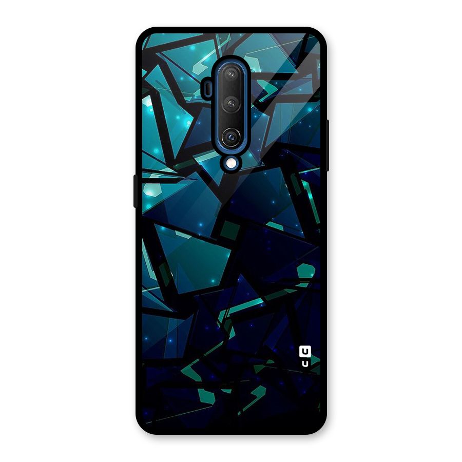 Abstract Glass Design Glass Back Case for OnePlus 7T Pro