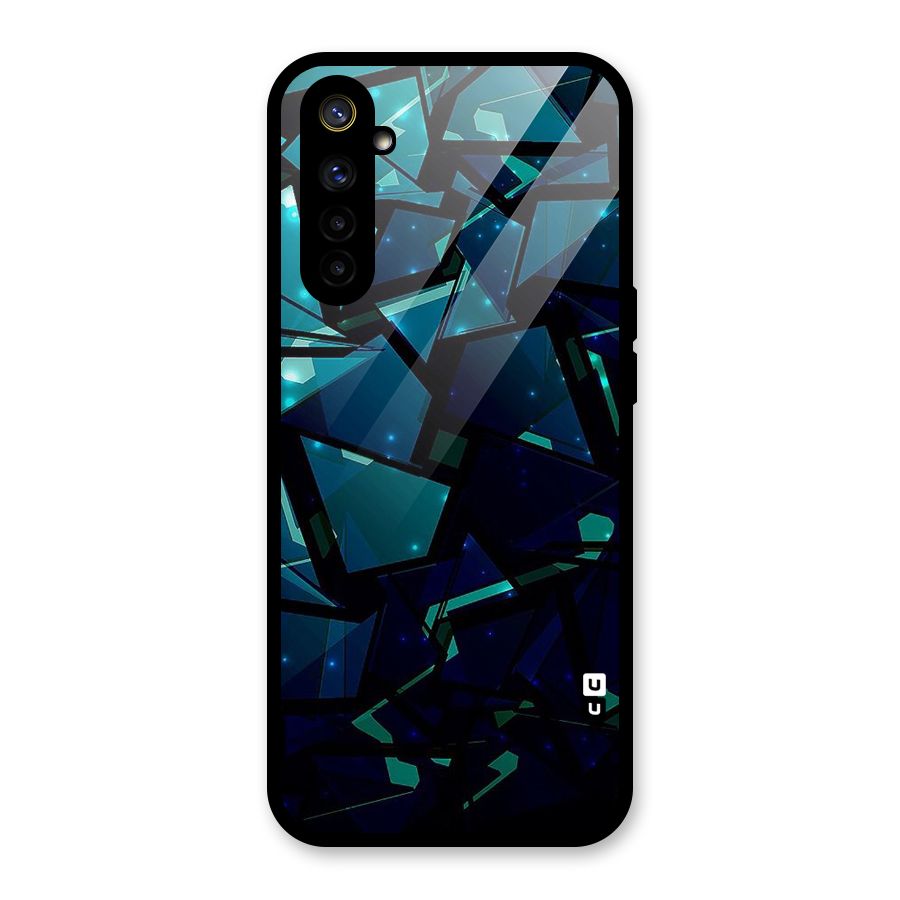 Abstract Glass Design Glass Back Case for Realme 6i