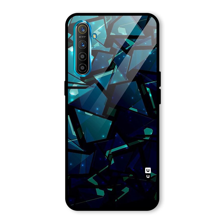 Abstract Glass Design Glass Back Case for Realme X2