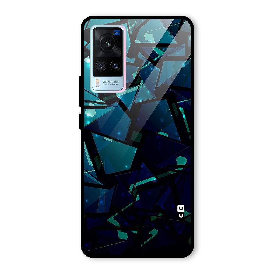 Abstract Glass Design Glass Back Case for Vivo X60