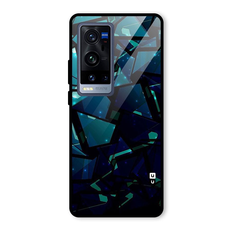 Abstract Glass Design Glass Back Case for Vivo X60 Pro Plus