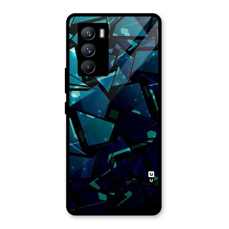 Abstract Glass Design Glass Back Case for Vivo iQOO 9 SE