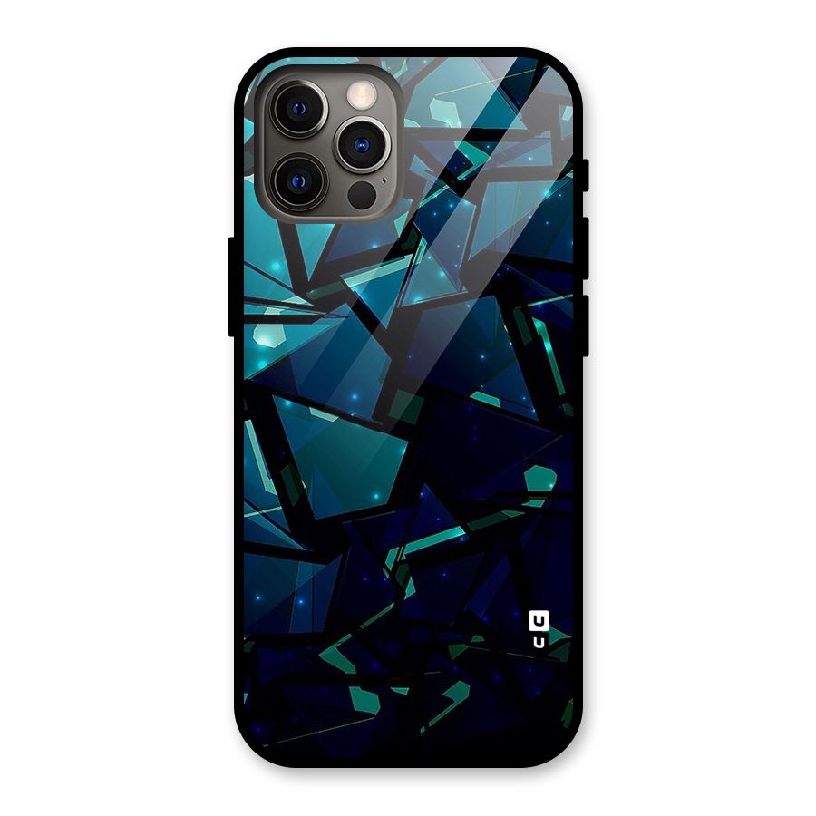Abstract Glass Design Glass Back Case for iPhone 12 Pro