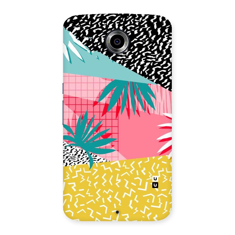 Abstract Grass Hues Back Case for Nexsus 6