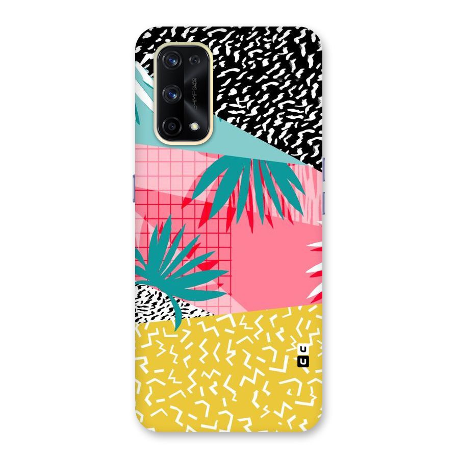 Abstract Grass Hues Glass Back Case for Realme X7 Pro