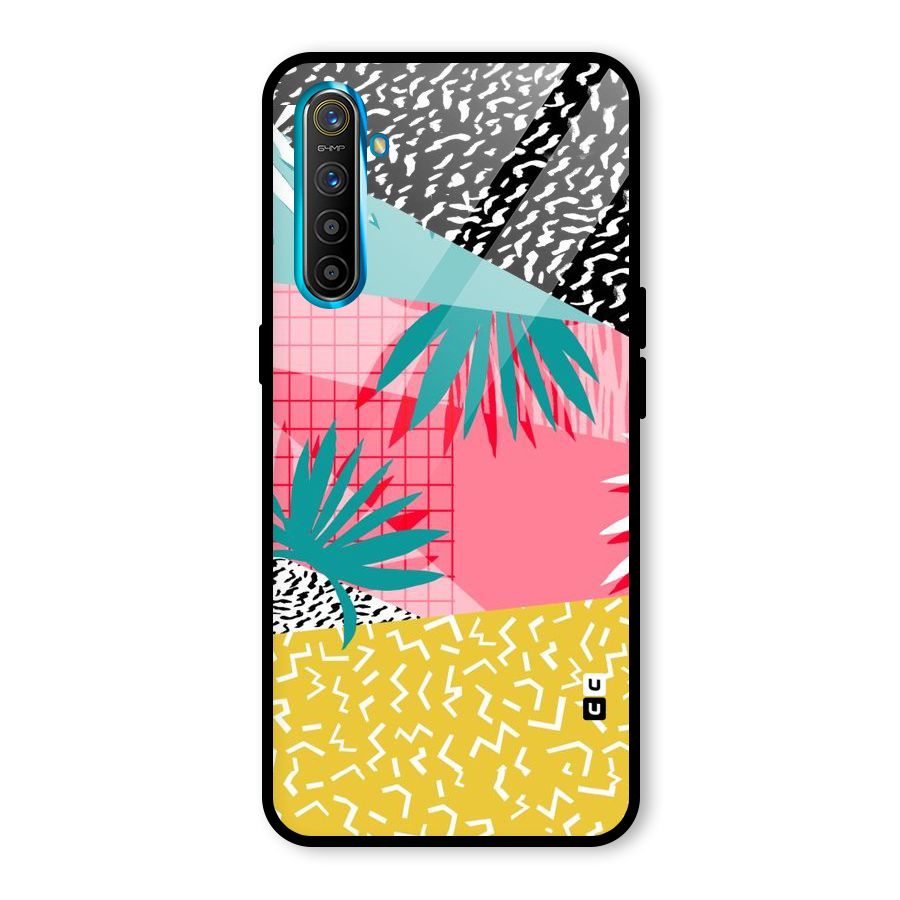 Abstract Grass Hues Glass Back Case for Realme X2