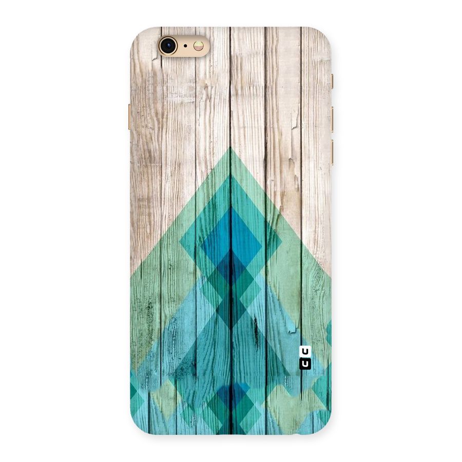 Abstract Green And Wood Back Case for iPhone 6 Plus 6S Plus