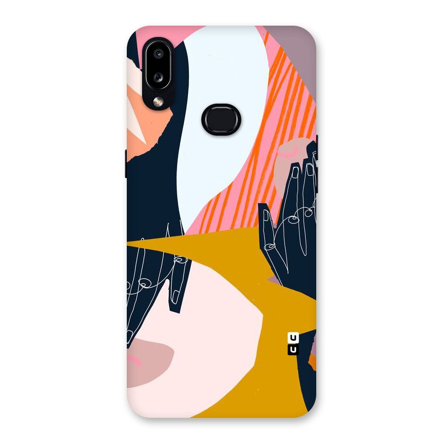 Abstract Hands Back Case for Galaxy A10s