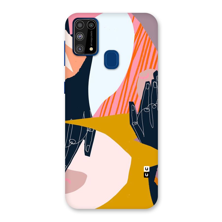 Abstract Hands Back Case for Galaxy F41