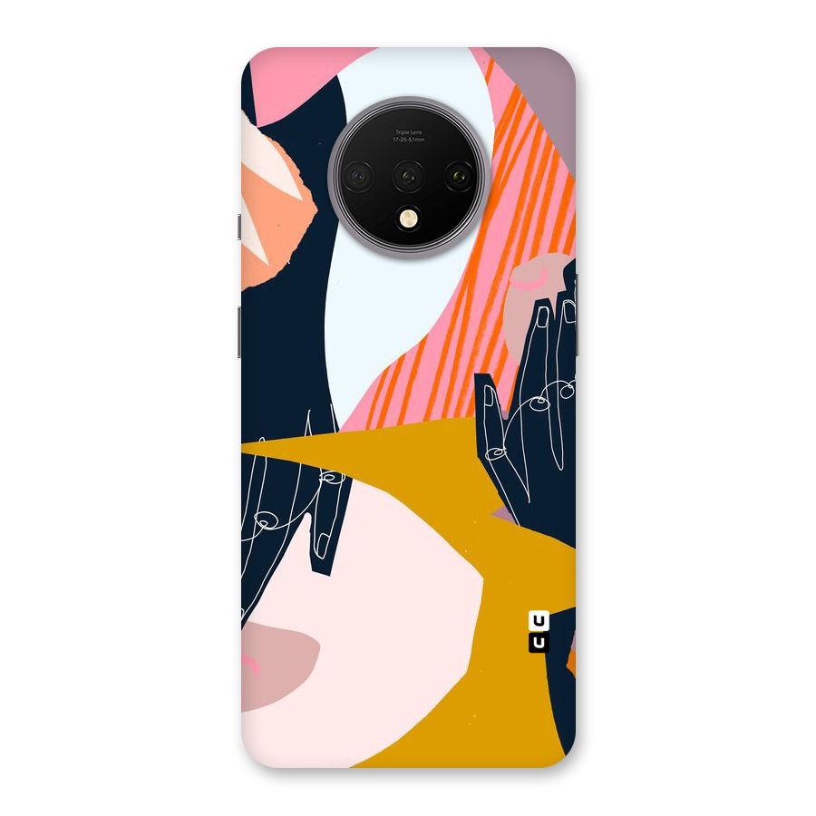 Abstract Hands Back Case for OnePlus 7T
