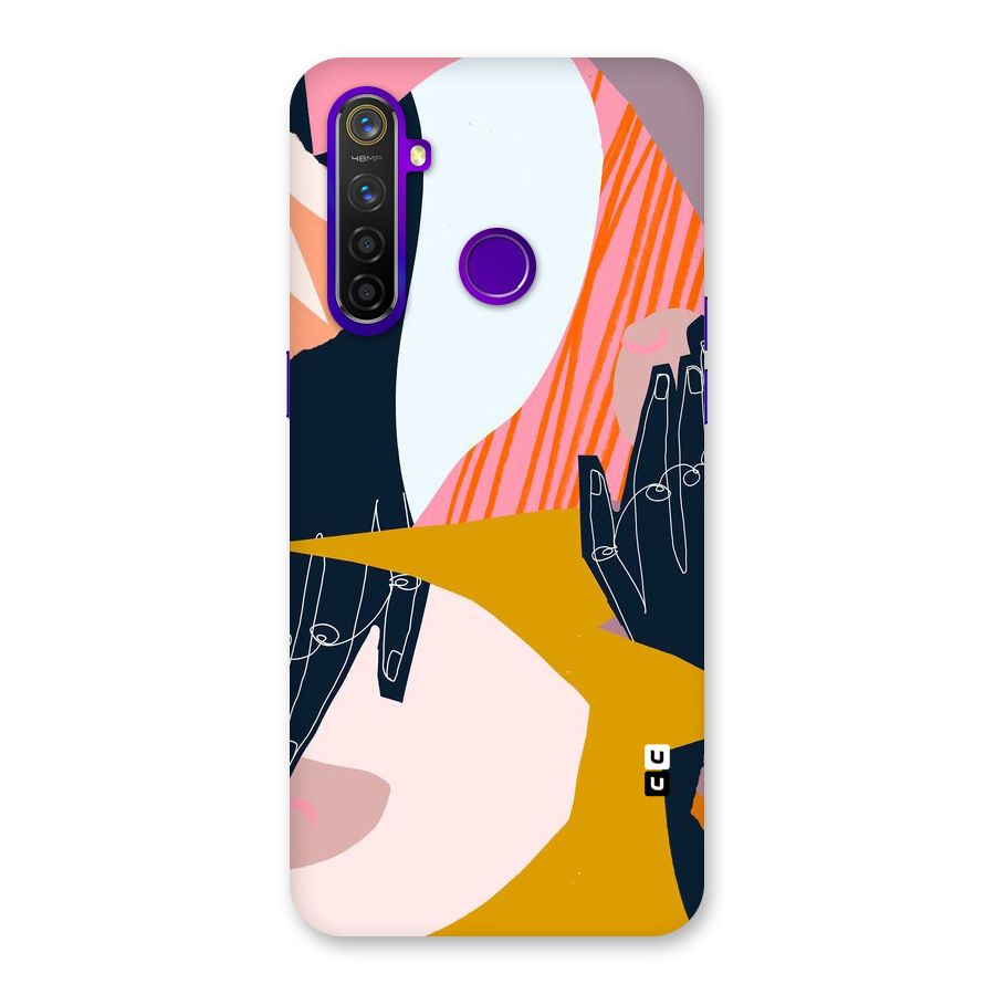 Abstract Hands Back Case for Realme 5 Pro