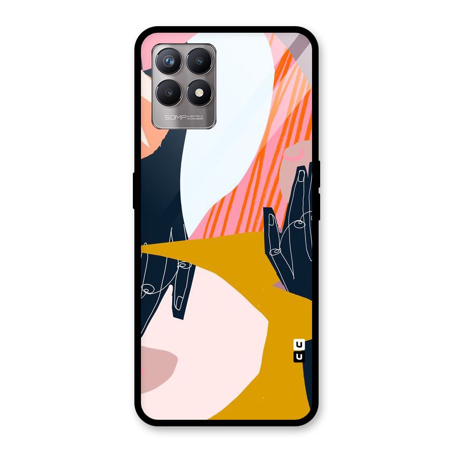 Abstract Hands Glass Back Case for Realme Narzo 50