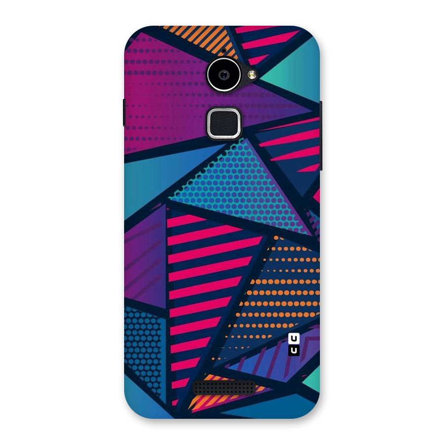 Abstract Lines Polka Back Case for Coolpad Note 3 Lite