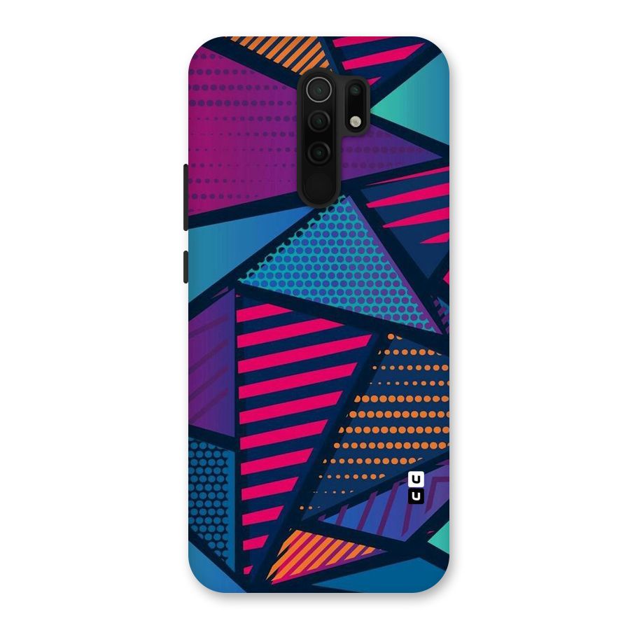 Abstract Lines Polka Back Case for Poco M2