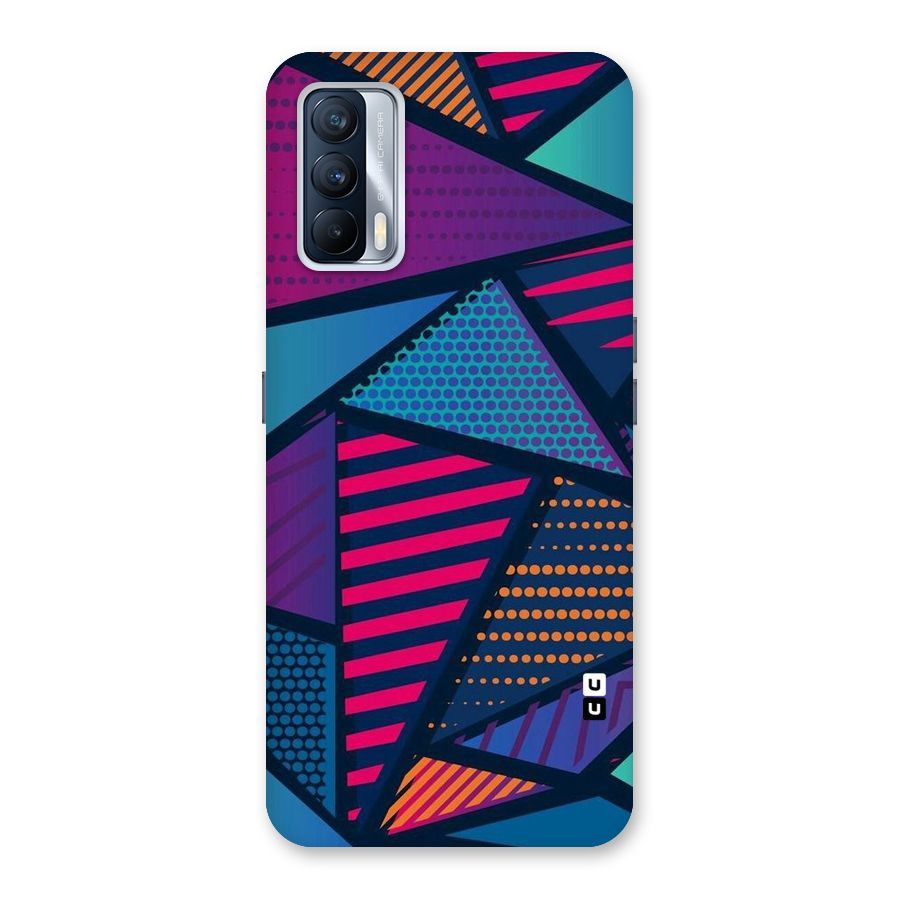 Abstract Lines Polka Back Case for Realme X7