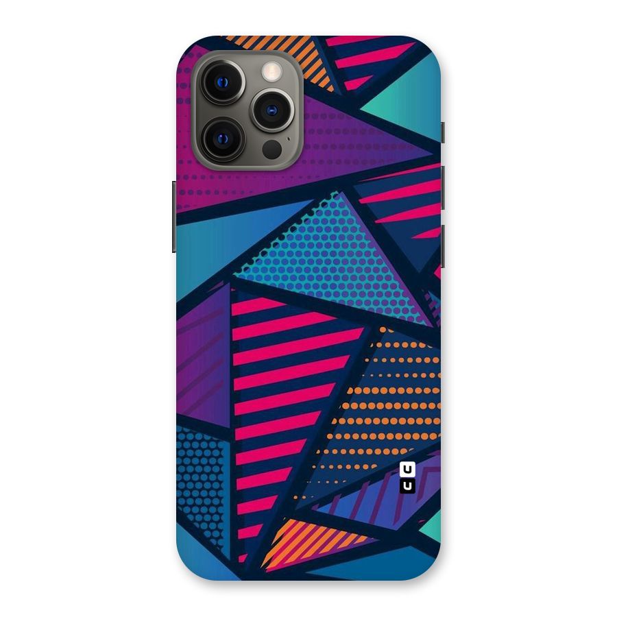 Abstract Lines Polka Back Case for iPhone 12 Pro Max