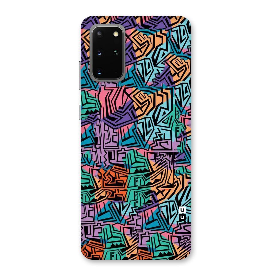 Abstract Lining Colors Back Case for Galaxy S20 Plus