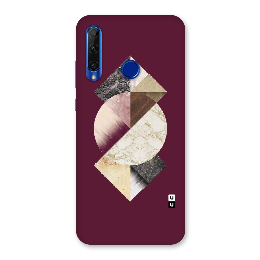 Abstract Marble Pattern Back Case for Honor 20i
