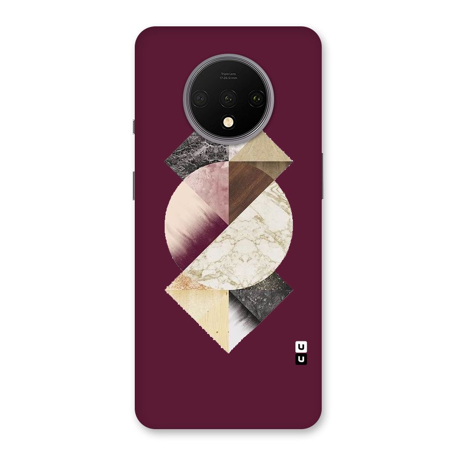 Abstract Marble Pattern Back Case for OnePlus 7T