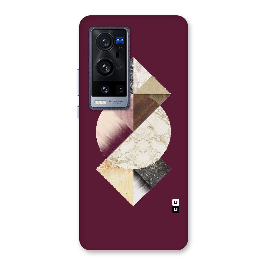 Abstract Marble Pattern Back Case for Vivo X60 Pro Plus