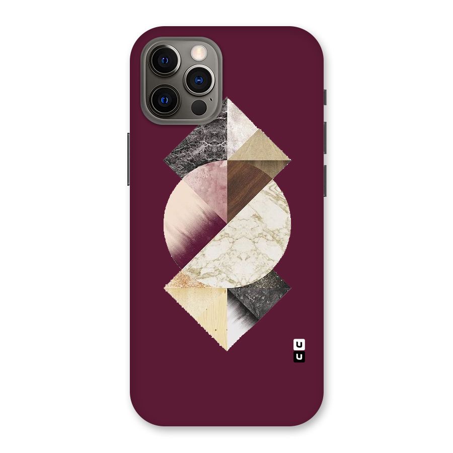 Abstract Marble Pattern Back Case for iPhone 12 Pro