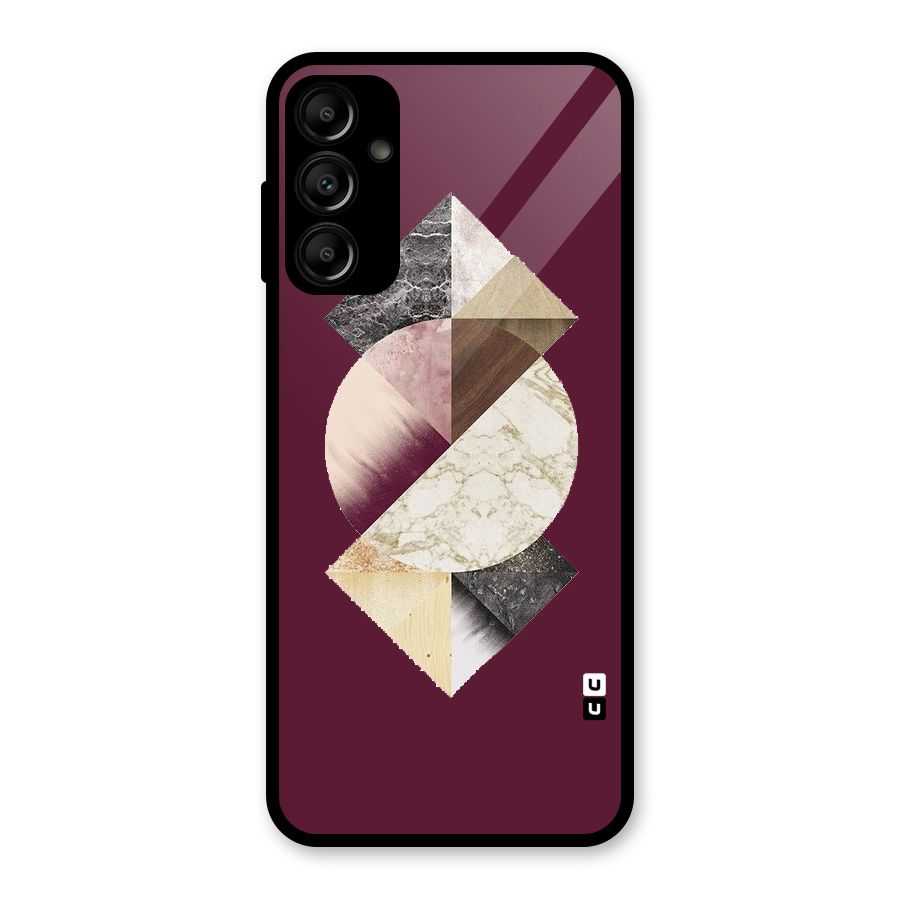 Abstract Marble Pattern Glass Back Case for Galaxy A14 5G