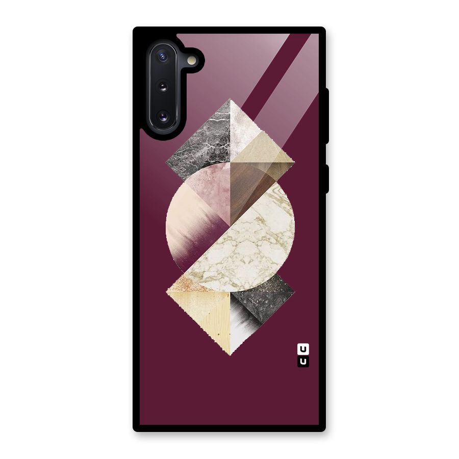Abstract Marble Pattern Glass Back Case for Galaxy Note 10