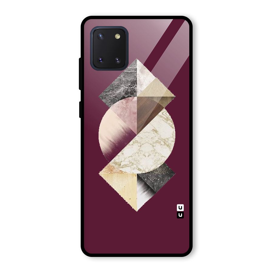 Abstract Marble Pattern Glass Back Case for Galaxy Note 10 Lite