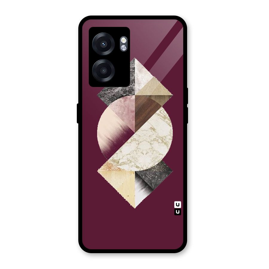 Abstract Marble Pattern Glass Back Case for Realme Narzo 50 5G