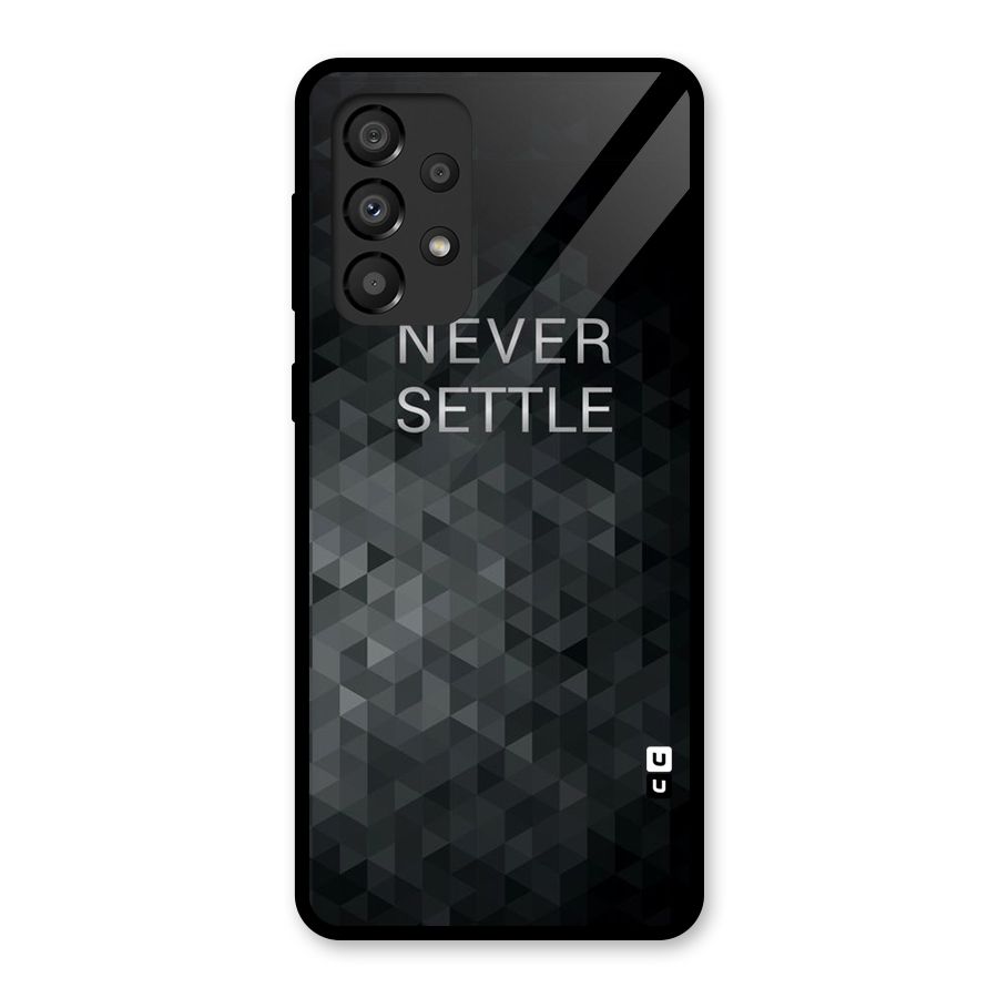 Abstract No Settle Glass Back Case for Galaxy A33 5G