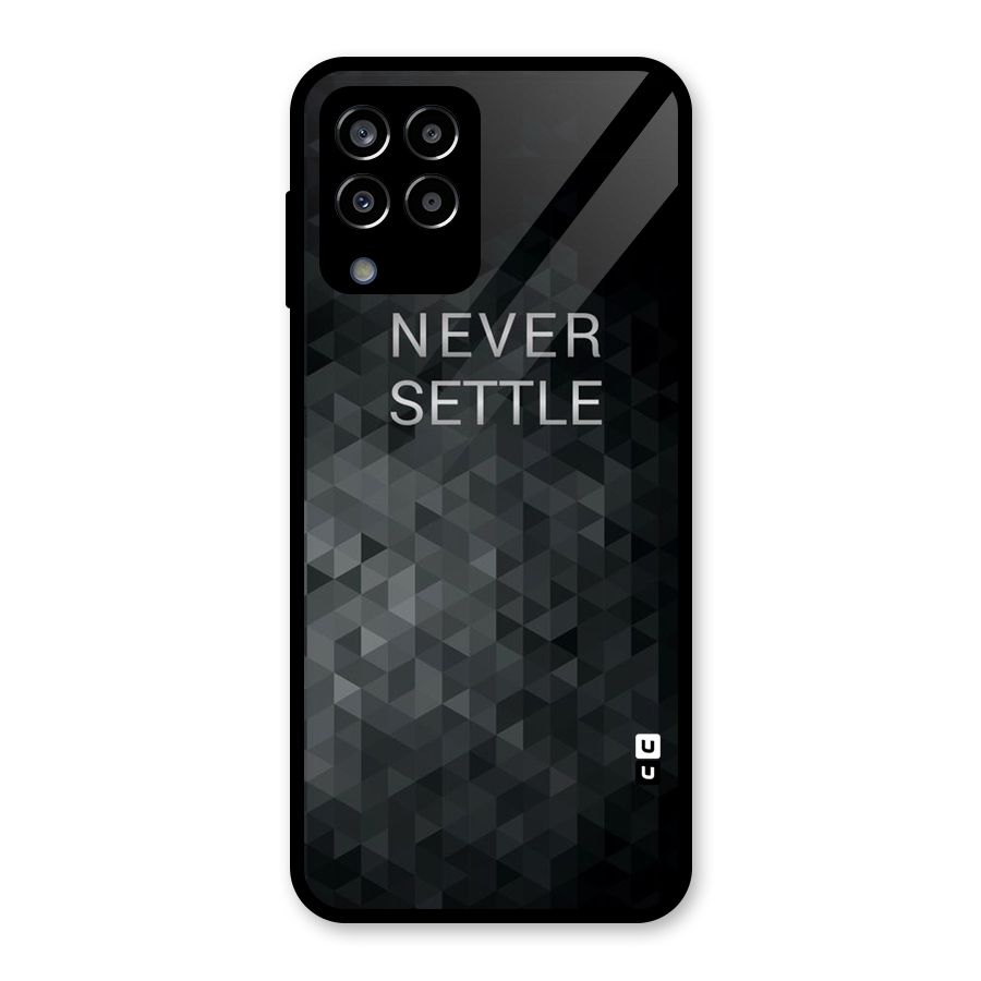 Abstract No Settle Glass Back Case for Galaxy M33