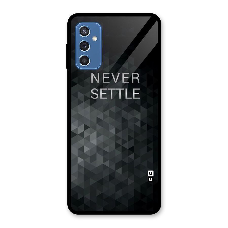 Abstract No Settle Glass Back Case for Galaxy M52 5G