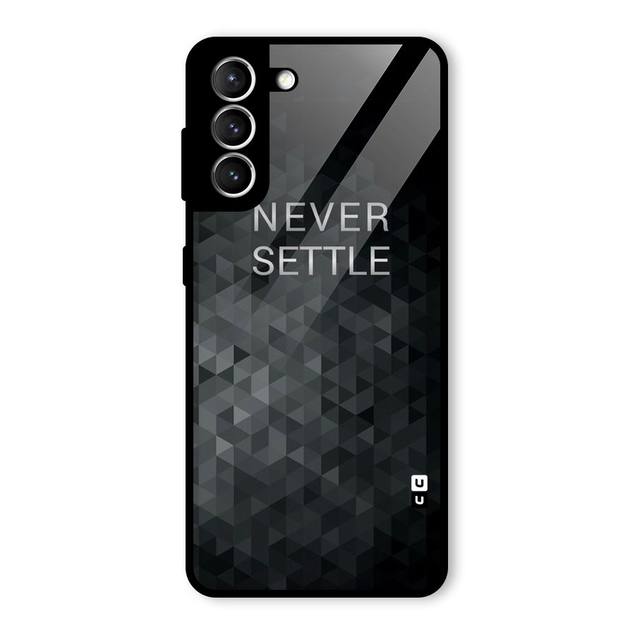 Abstract No Settle Glass Back Case for Galaxy S21 5G