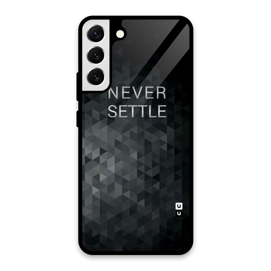 Abstract No Settle Glass Back Case for Galaxy S22 Plus 5G