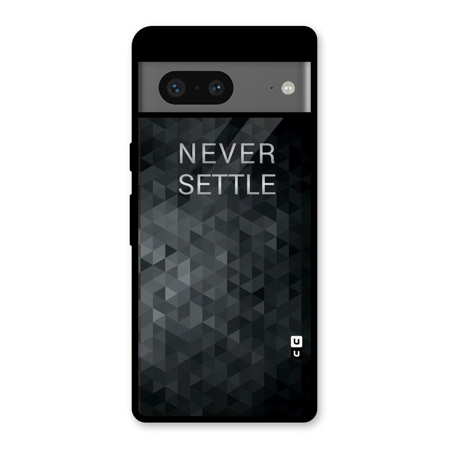 Abstract No Settle Glass Back Case for Google Pixel 7