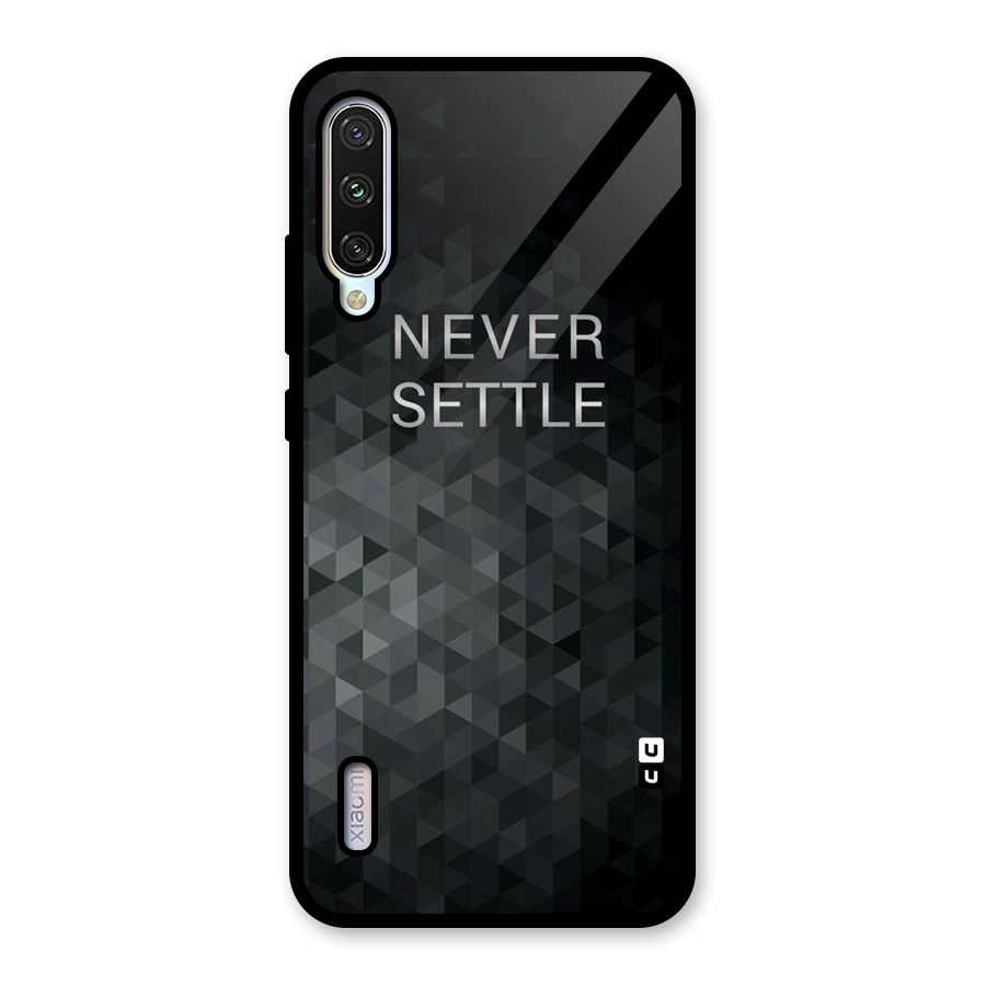 Abstract No Settle Glass Back Case for Mi A3