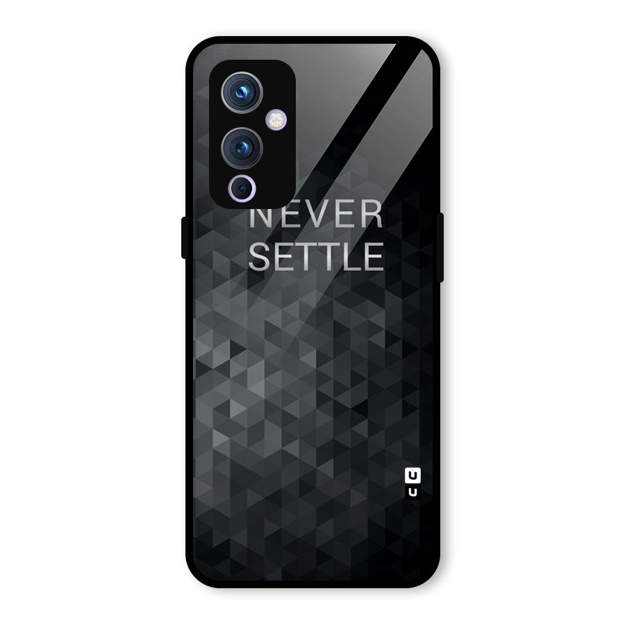 Abstract No Settle Glass Back Case for OnePlus 9