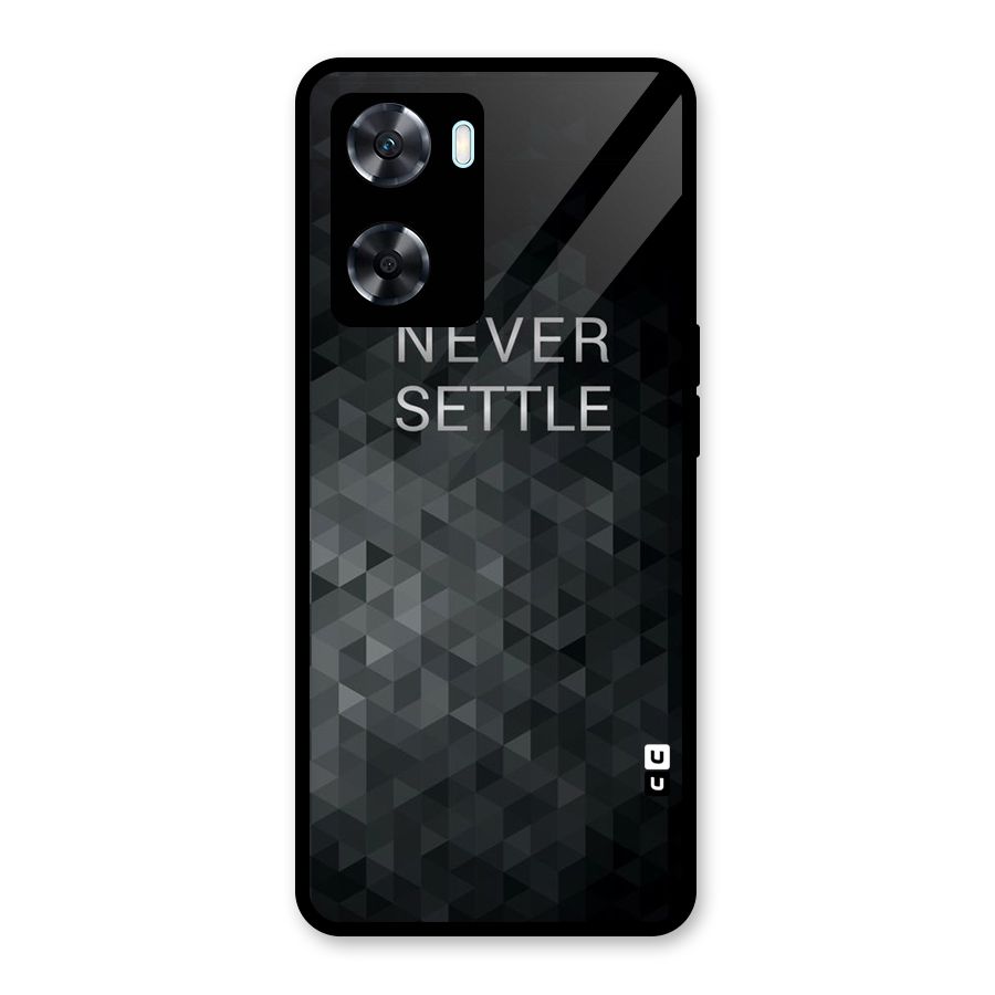 Abstract No Settle Glass Back Case for Oppo A77