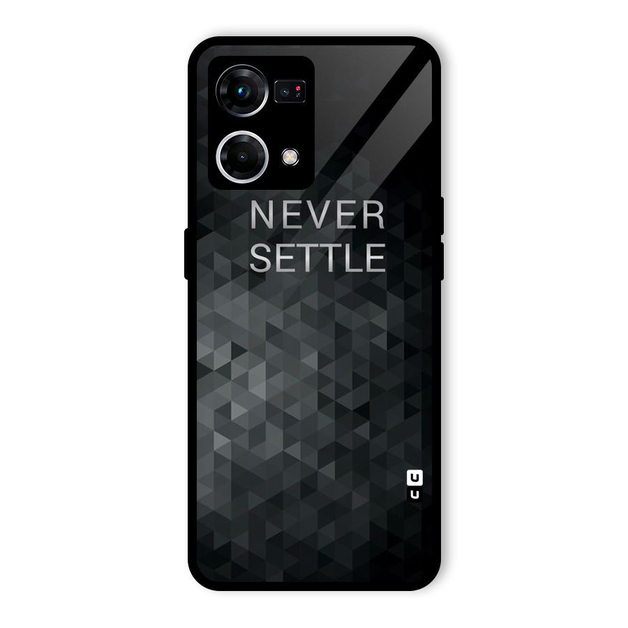 Abstract No Settle Glass Back Case for Oppo F21 Pro 5G