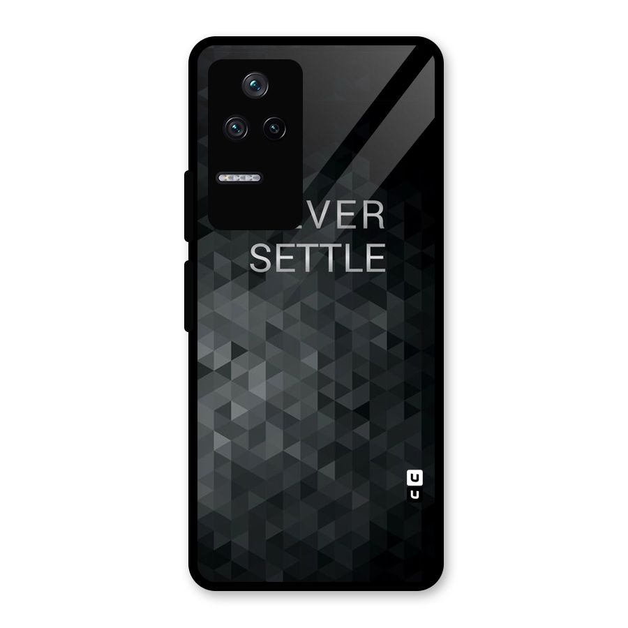Abstract No Settle Glass Back Case for Poco F4 5G