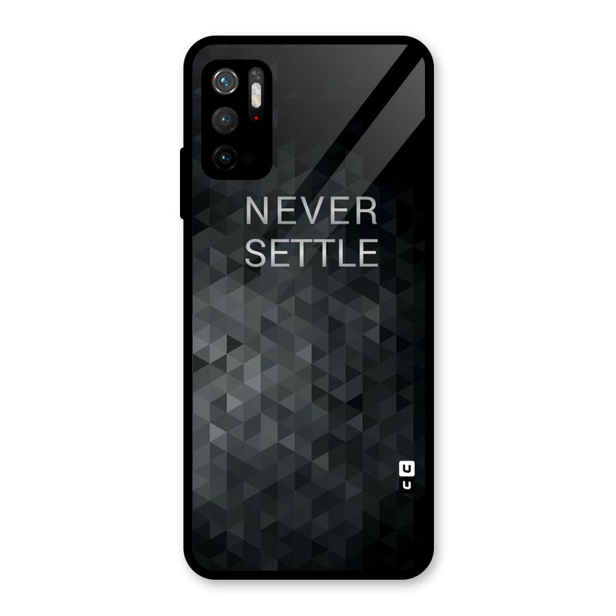 Abstract No Settle Glass Back Case for Poco M3 Pro 5G